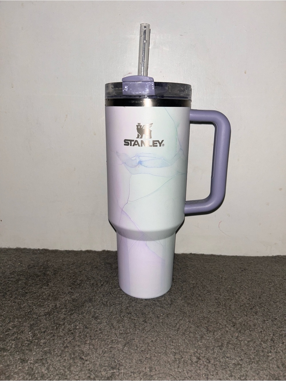 Stanley lavender + watercolor travel tumbler 40oz